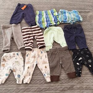 Newborn Baby Pants & Shorts Set